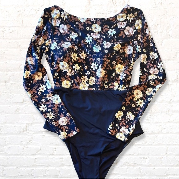 Rip Curl Surf Sunset Haze Long Sleeve One Piece Swimsuit L and XL - Picture 5 of 10